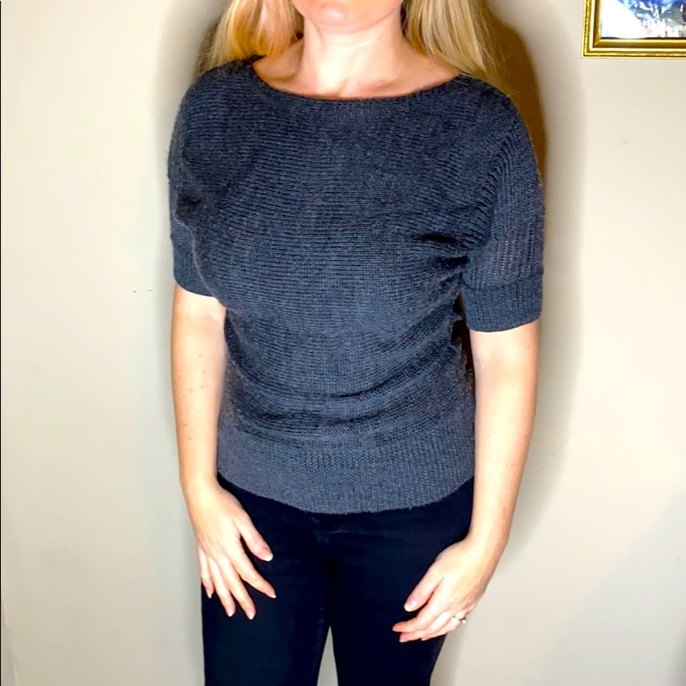 Charcoal Grey Knit Sweater